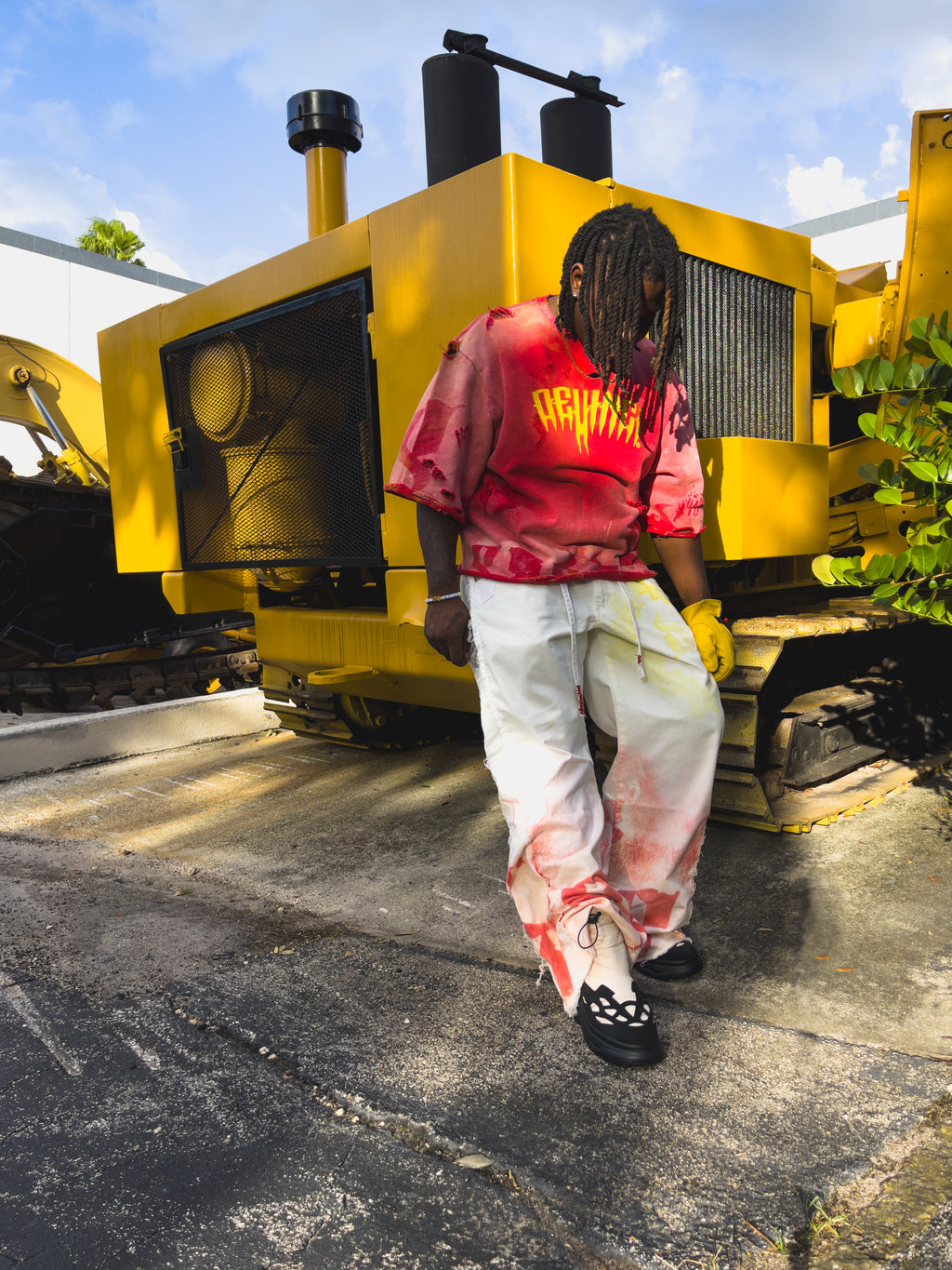 "Inferno" Cropped Crewneck image 5