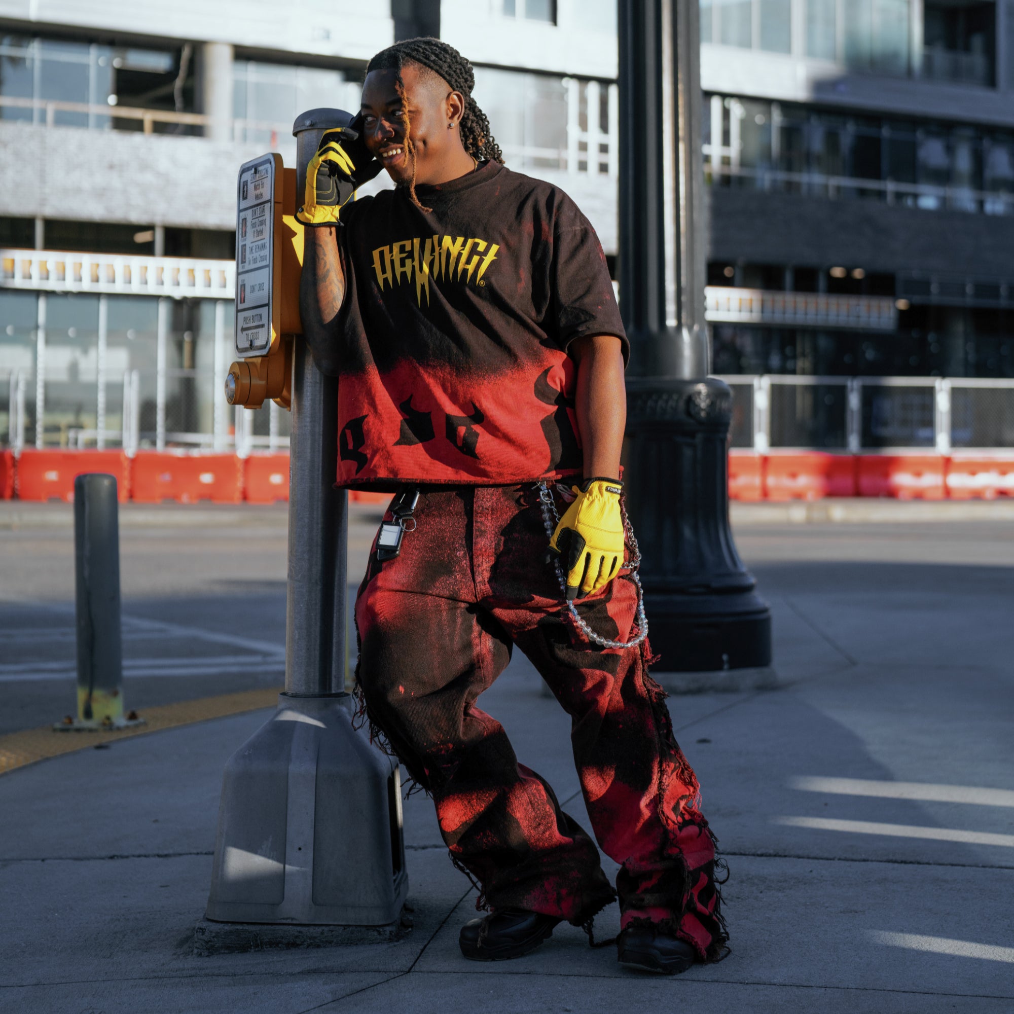 "Scarlet Ash" Wide-Leg Flared Jeans image 2