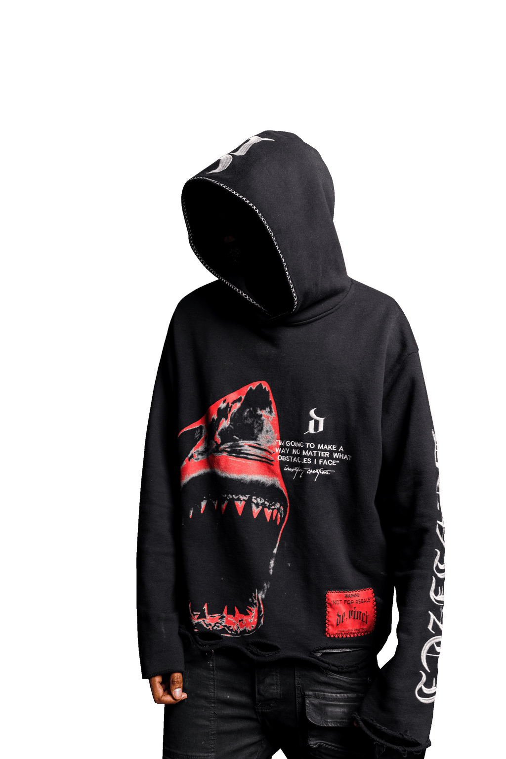 Risktaker Cropped Hoodie image 1