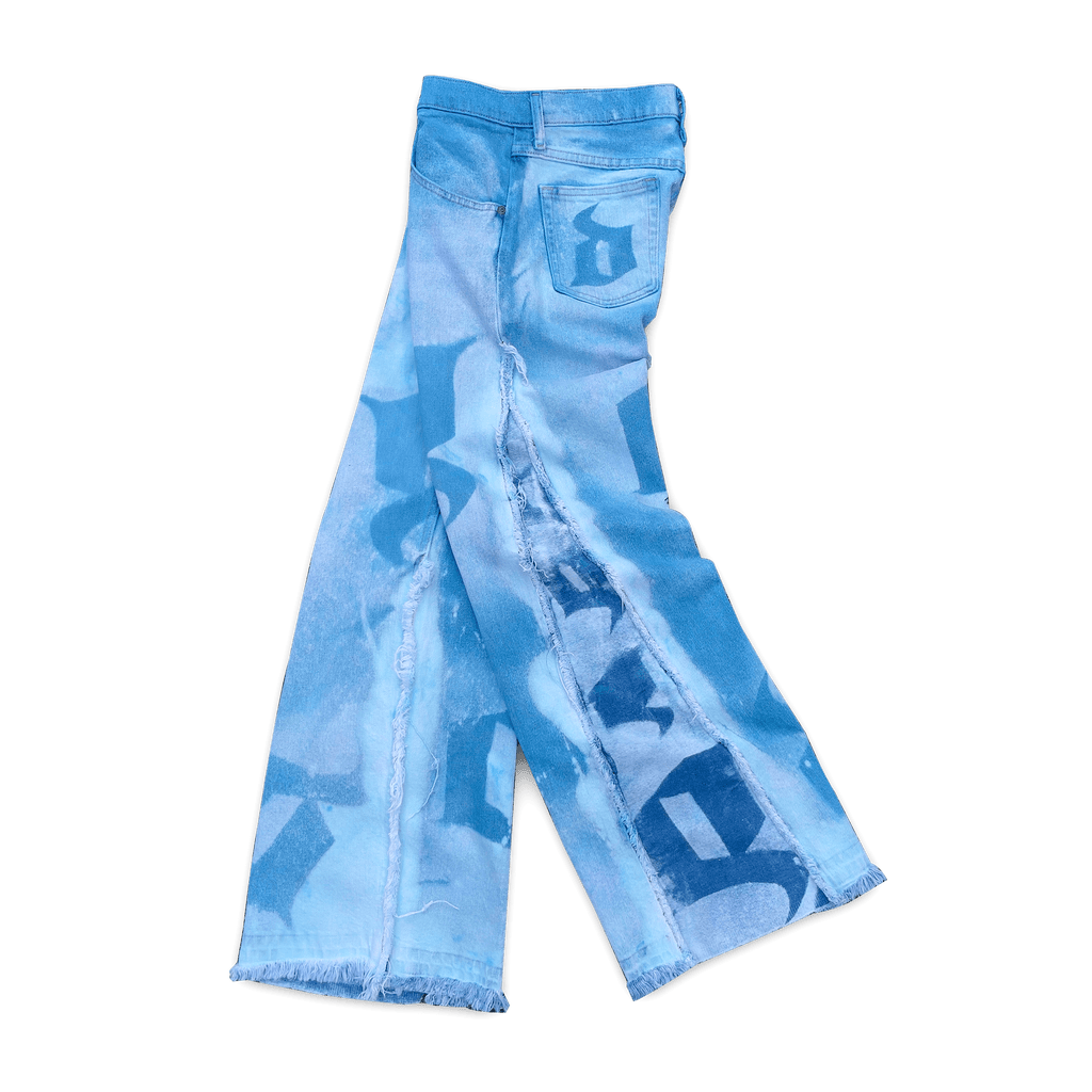 "Aquamarine" Wide-Leg Flared Jeans image 2