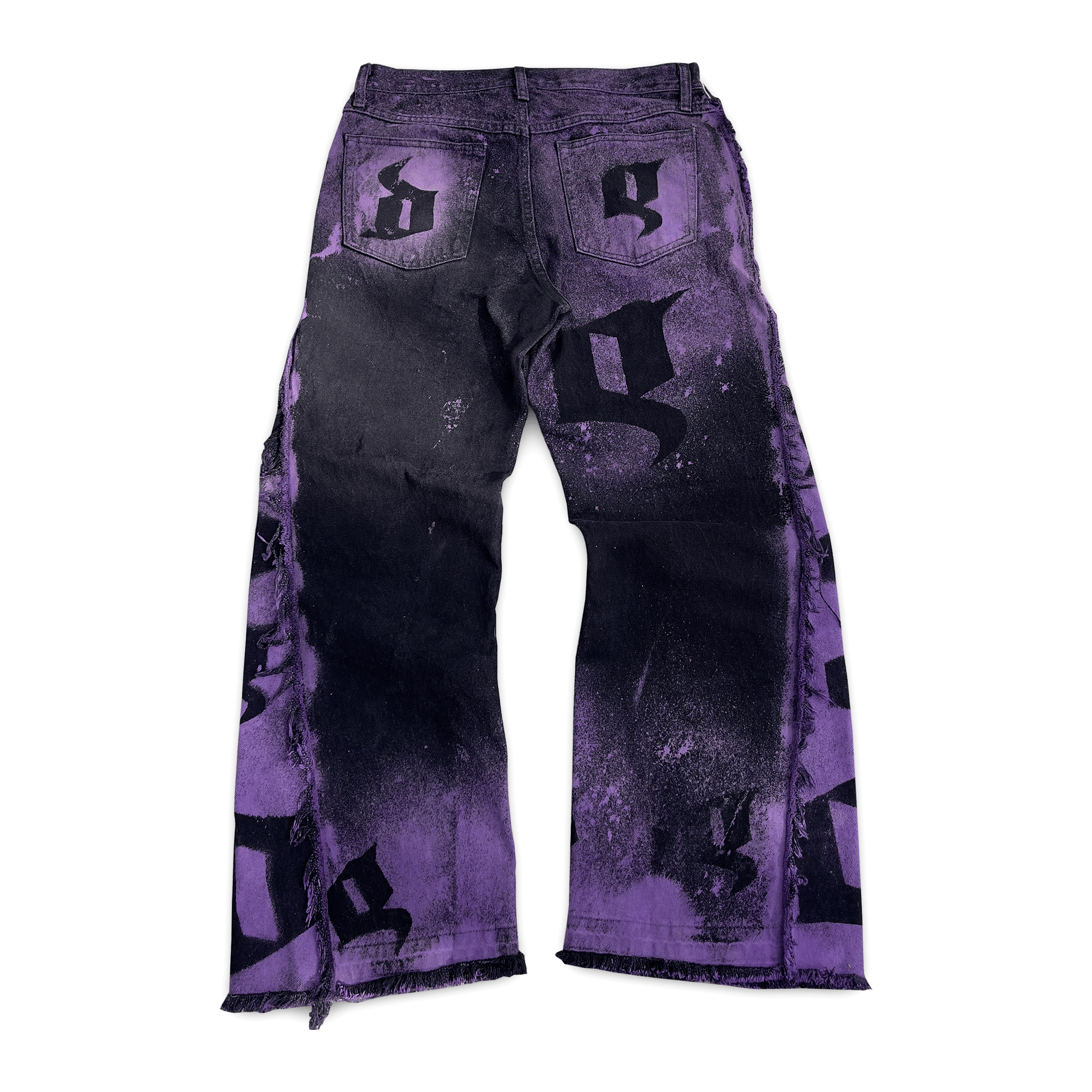 "Wockesha Reign" Wide-Leg Flared Jeans image 1