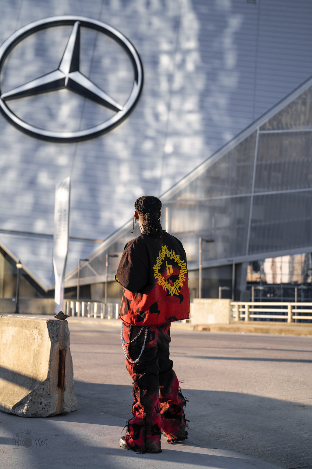 "Scarlet Ash" Wide-Leg Flared Jeans image 4