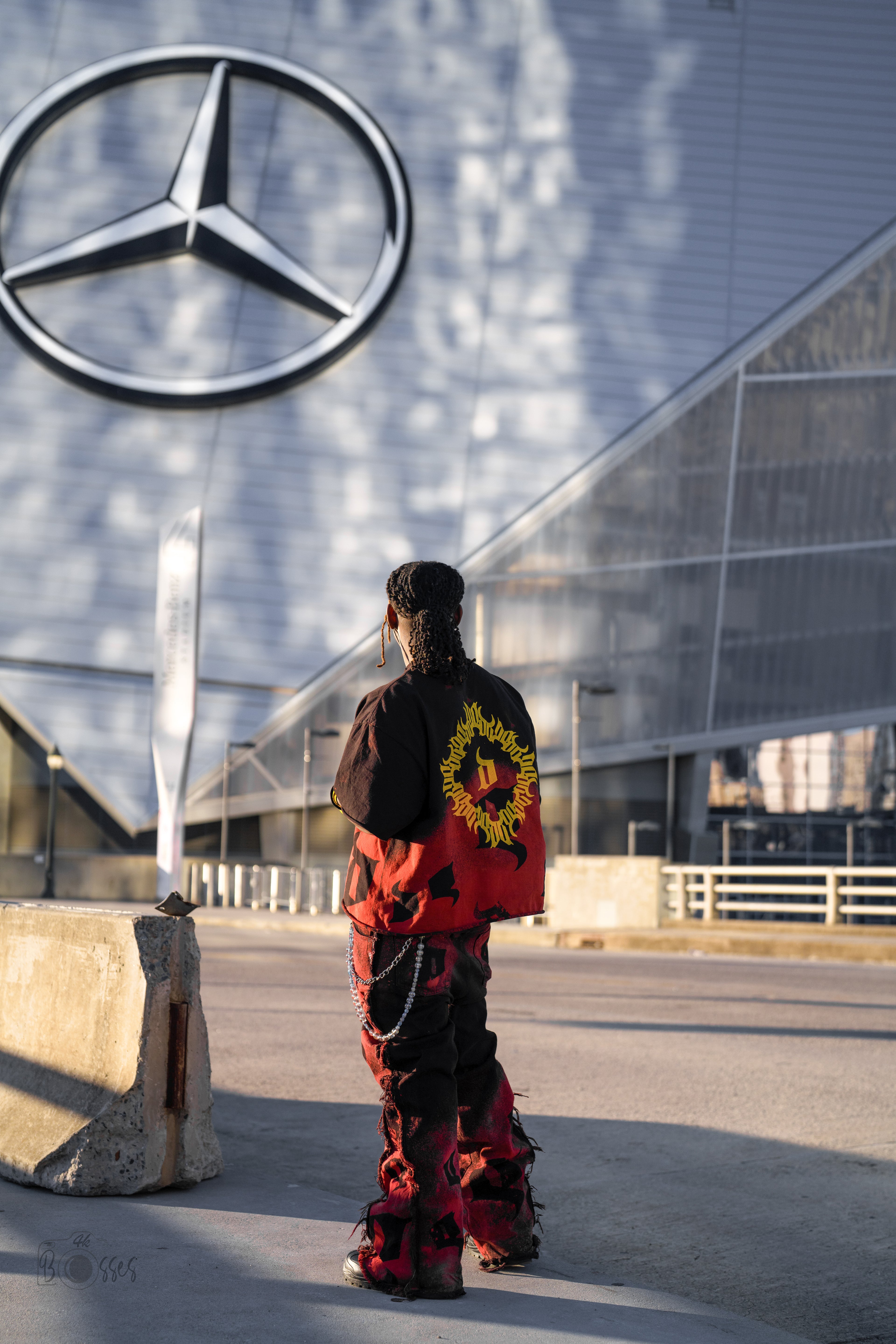 "Scarlet Ash" Wide-Leg Flared Jeans image 4