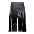 "Noir Renegade" Baggy Jeans image 0