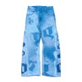 "Aquamarine" Wide-Leg Flared Jeans image 0