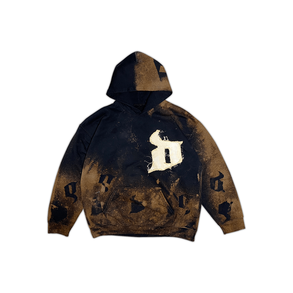 "Rust" Appliqué Hoodie image 0